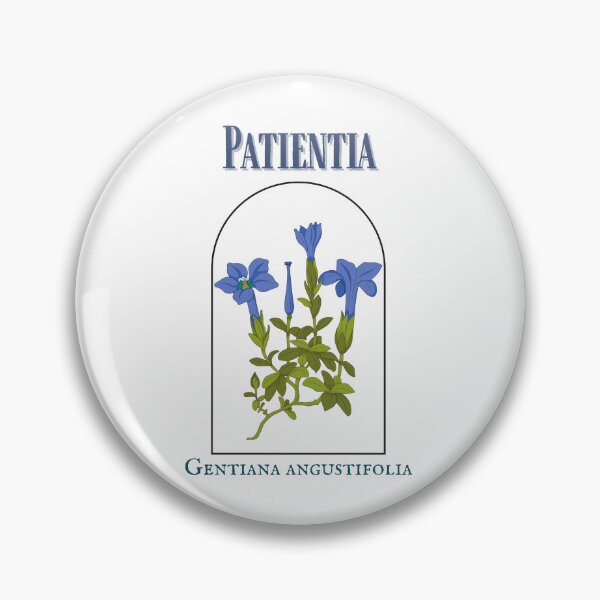 Item preview, Patientia - The gentian symbolizes the virtue of patience designed and sold by Silva-Sol.