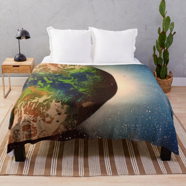 Item preview, Spray paint art earth 2.0 designed and sold by WoodRocksArt.