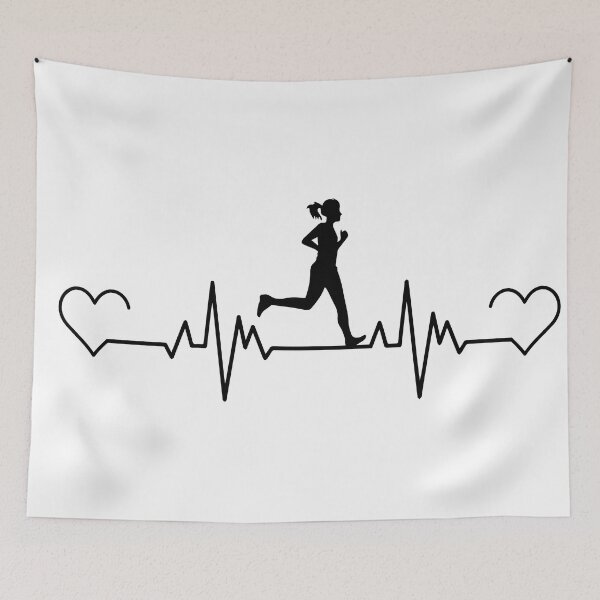Item preview, Running heartbeat Cross country running for women designed and sold by seritik.