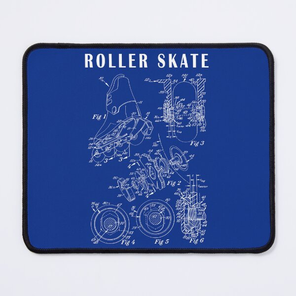 Item preview, Skater roller skate Vintage Patent art Drawing Print-roller skate blueprint designed and sold by ismdesigner.
