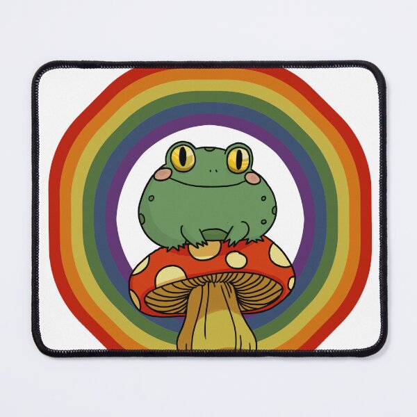 Item preview, gay frog on a mushroom designed and sold by gayliott.
