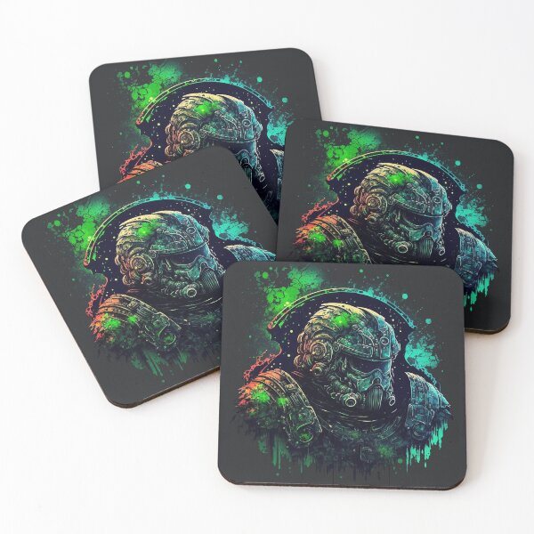 Item preview, Interstellar Defender: Graffiti Art Featuring a Space Marine designed and sold by Abili-Tees.