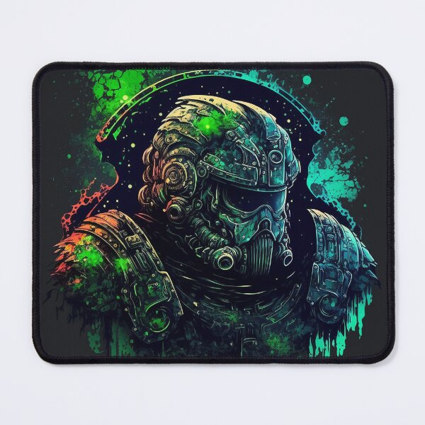 Item preview, Interstellar Defender: Graffiti Art Featuring a Space Marine designed and sold by Abili-Tees.