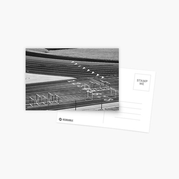 Track & Field Postcard