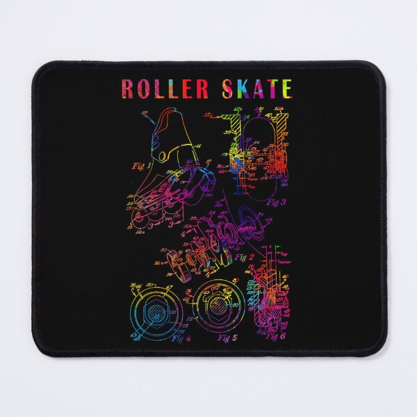 Item preview, Skater roller skate Vintage Patent art Drawing Print - colorful patent art designed and sold by ismdesigner.