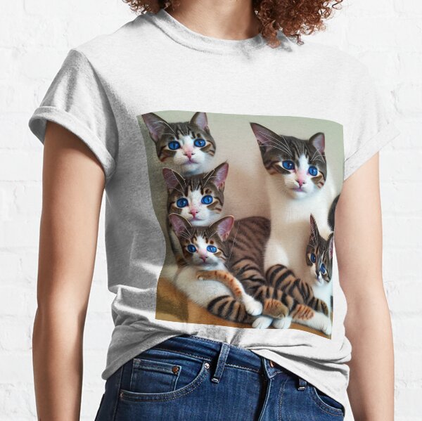 Cute Cats #CuteCats #Cute #Cats Classic T-Shirt