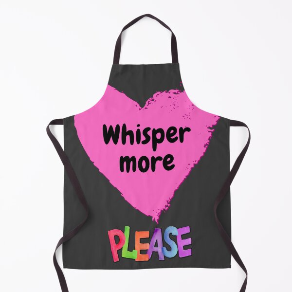 Item preview, Cute please whisper more asmr with pink heart designed and sold by AEROSPACE-IND.