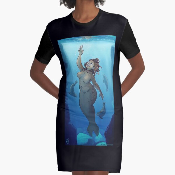 Selkie Graphic T-Shirt Dress