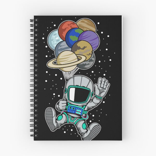 Item preview, Cute Astronauts With Planets Balloons designed and sold by alanhucko.