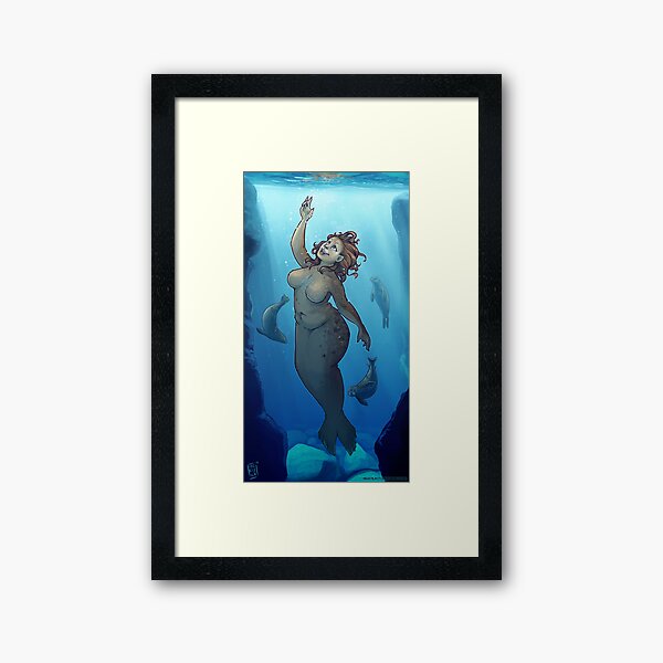 Selkie Framed Art Print
