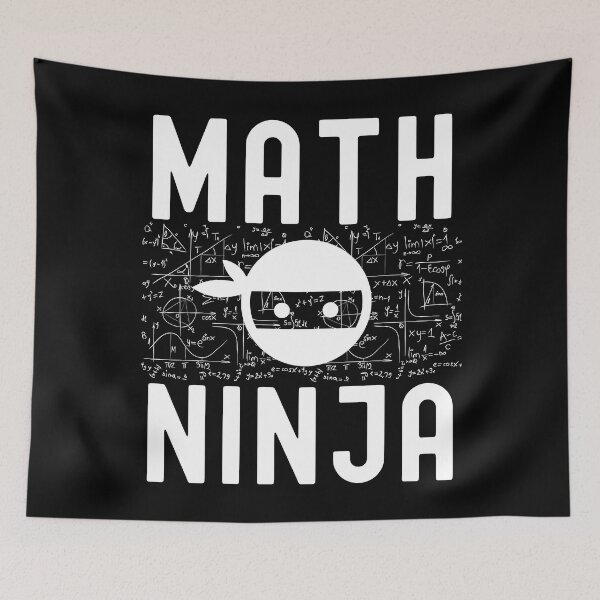 Item preview, Math Ninja - Math Professor, Math Teacher, Math Nerd, Mathematics, Statistics, Laboratories designed and sold by jadedscientist.