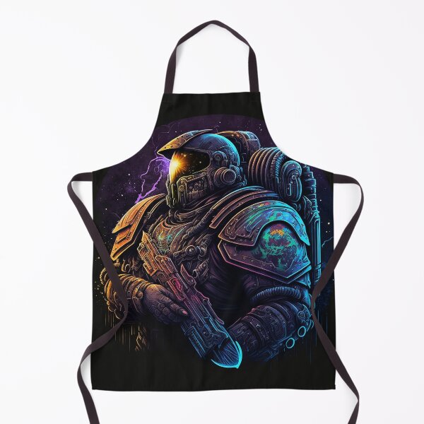 Item preview, Cosmic Crusader: Vector Art of a Space Marine Protecting the Galaxy designed and sold by Abili-Tees.