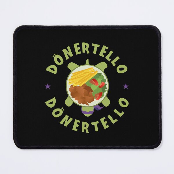 Item preview, Dönertello doner kebab plate Turtle Donatello designed and sold by Sellery-GbR.
