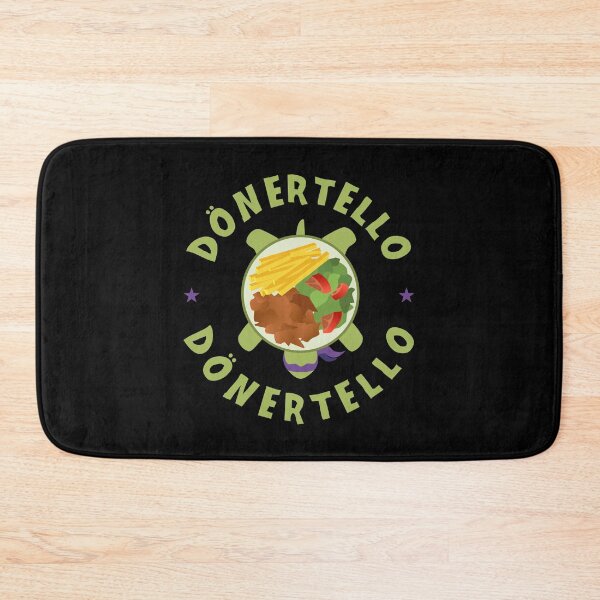 Item preview, Dönertello doner kebab plate Turtle Donatello designed and sold by Sellery-GbR.