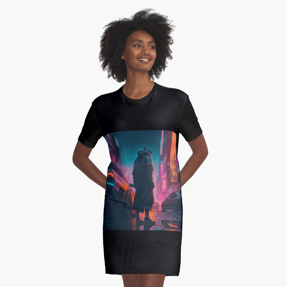 Item preview, Graphic T-Shirt Dress designed and sold by BienThings.