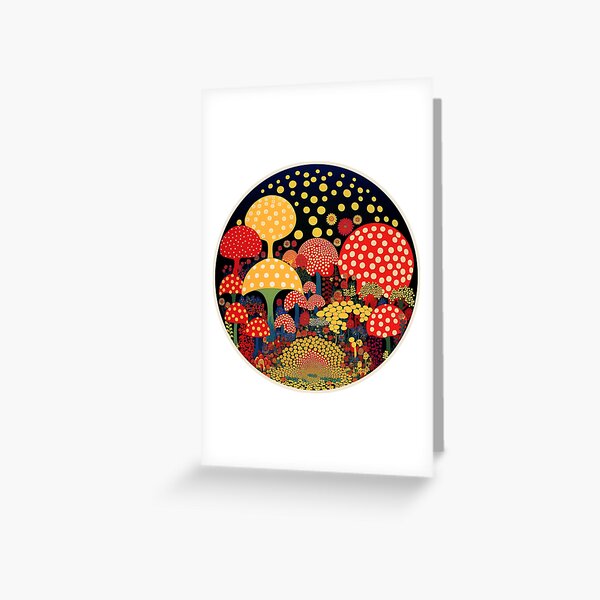 Item preview, Colorful Polka Dot Mushrooms, Polka Dot, Kusama designed and sold by Artefact3000.