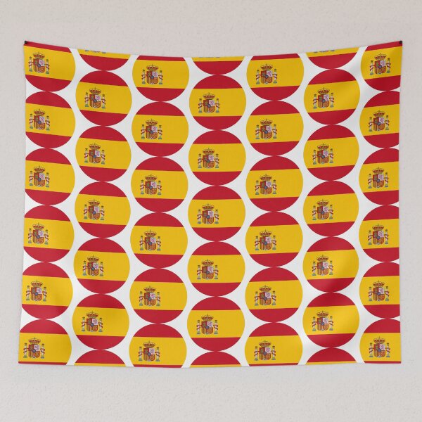 Item preview, Spain | Spanish Flag Round designed and sold by flagstickers.