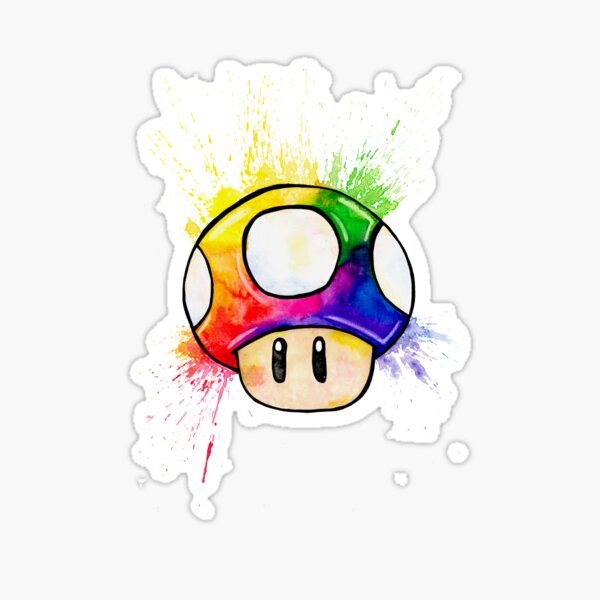 Item preview, Exploding Mushroom designed and sold by ArtCraftyCanvas.