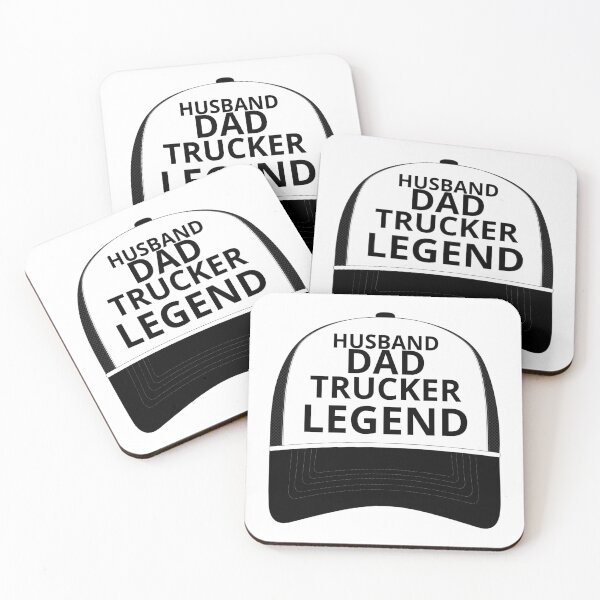 Item preview, Husband dad trucker legend designed and sold by Design Kingdom.