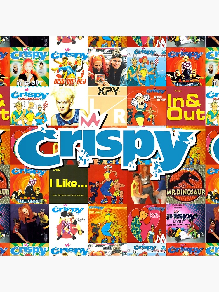 Crispy Album and Singles Collage by bubblegumdancer