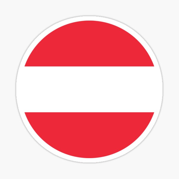 Item preview, Austria | Austrian Flag Round designed and sold by flagstickers.