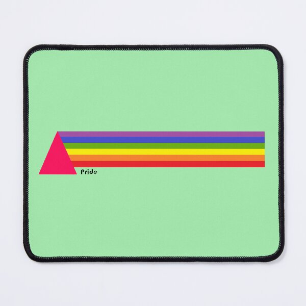 Item preview, Rainbow pride with pink triangle designed and sold by Keatos.