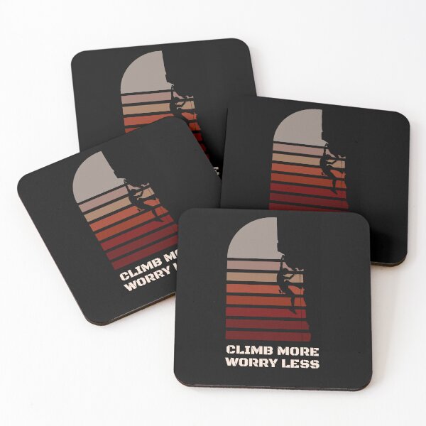 Item preview, Climb More Worry Less I Love Mountain Climbing Vintage Retro designed and sold by hiunlimit.