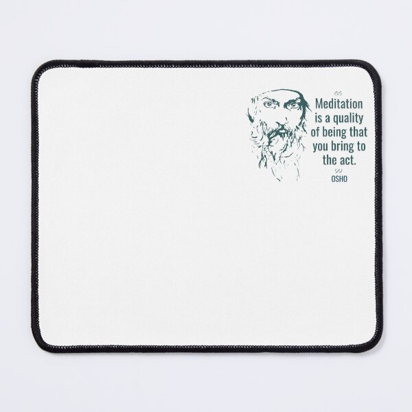 Item preview, Elevate Your Mind: Osho Quote on Meditation and Self-Awareness designed and sold by RetComly.