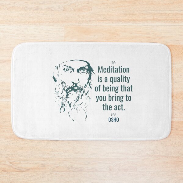 Item preview, Elevate Your Mind: Osho Quote on Meditation and Self-Awareness designed and sold by RetComly.