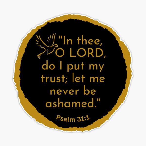 In You Lord, I Put My Trust {Postcard} In You Lord, I Put My Trust {Postcard}
