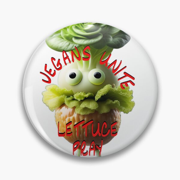 Item preview, Lettuce Pray - vegans unite designed and sold by PaletteCleaners.