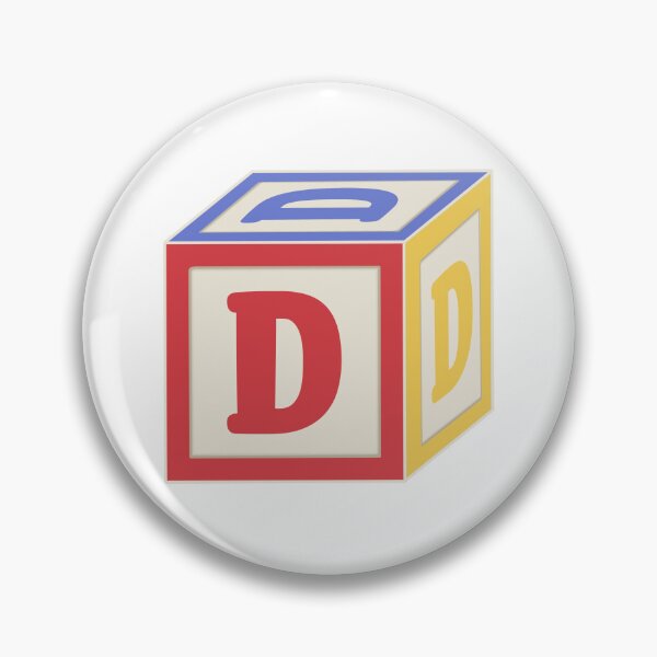 Item preview, Alphabet Block Letter D designed and sold by salliesimp.