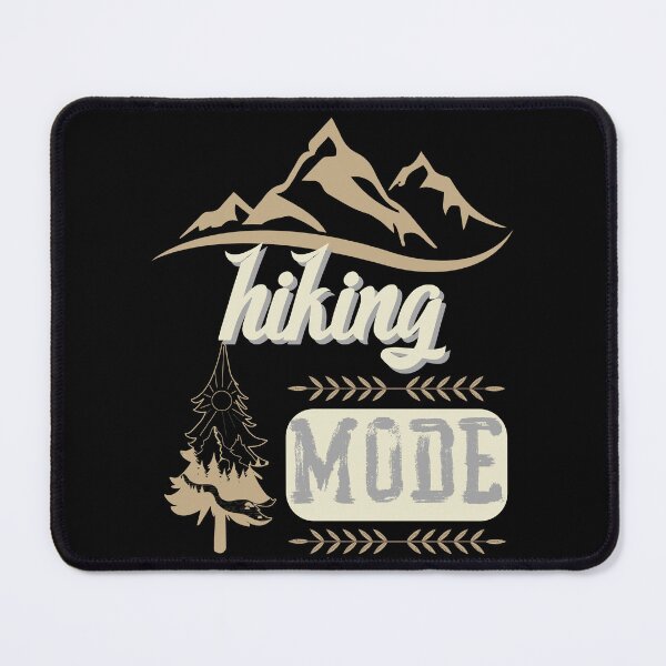 Item preview, hiking mode, forest river sun inside tree pine designed and sold by movie-popcorn.
