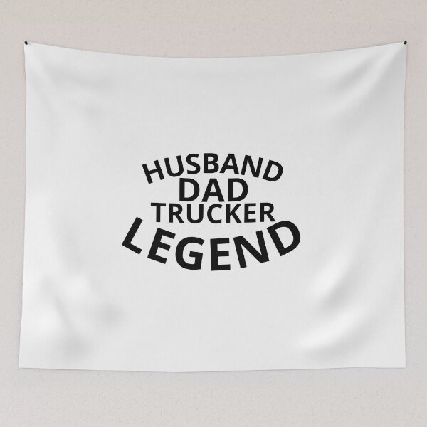 Item preview, Husband dad trucker legend designed and sold by Design Kingdom.