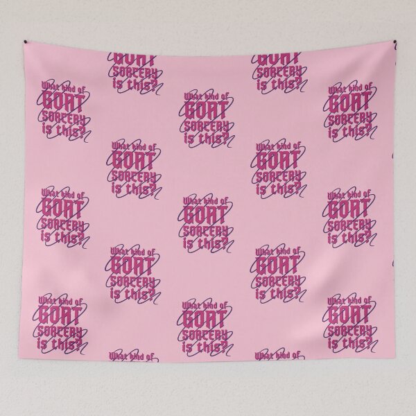 Item preview, Laszlo's Goat Sorcery (Deep Pink) designed and sold by spookyhobbit.