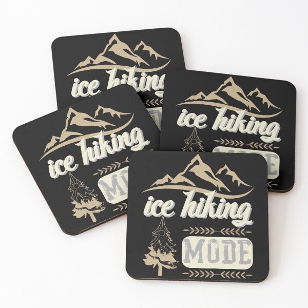 Item preview, ice hiking mode, forest river sun inside tree pine designed and sold by movie-popcorn.