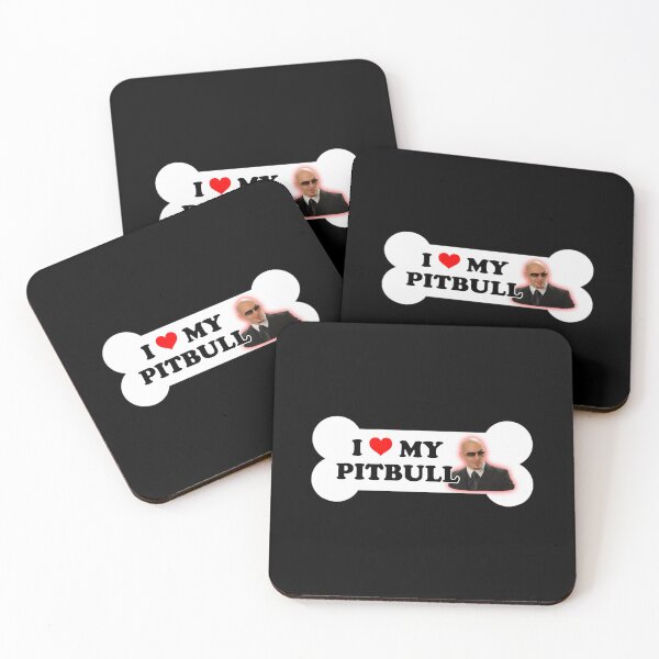 Item preview, I Love My Pitbull Bumper Sticker Parody designed and sold by snazzyseagull.