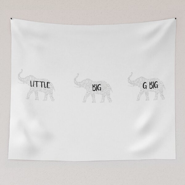 Item preview, Big Little G Big Elephants designed and sold by madisonrose13.