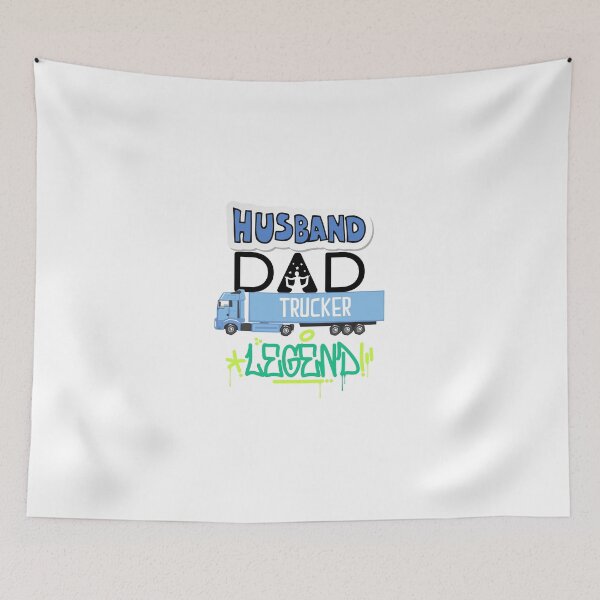 Item preview, Husband dad trucker legend designed and sold by Design Kingdom.