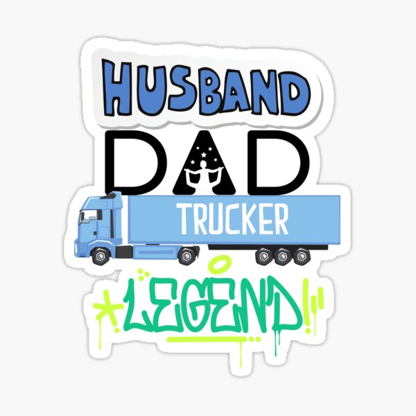 Item preview, Husband dad trucker legend designed and sold by Design Kingdom.