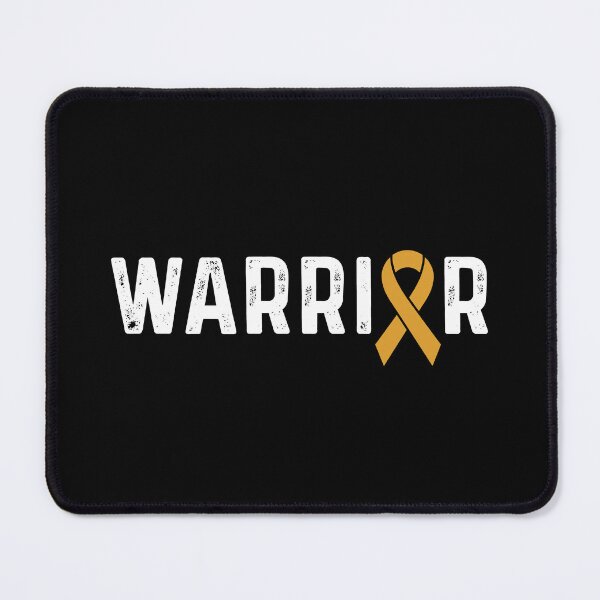Item preview, Appendix Cancer Awareness Amber Ribbon Warrior  designed and sold by CancerMerch.