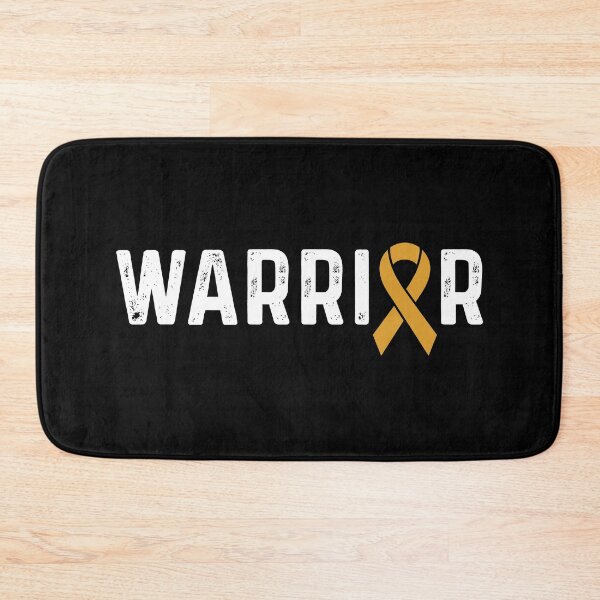 Item preview, Appendix Cancer Awareness Amber Ribbon Warrior  designed and sold by CancerMerch.