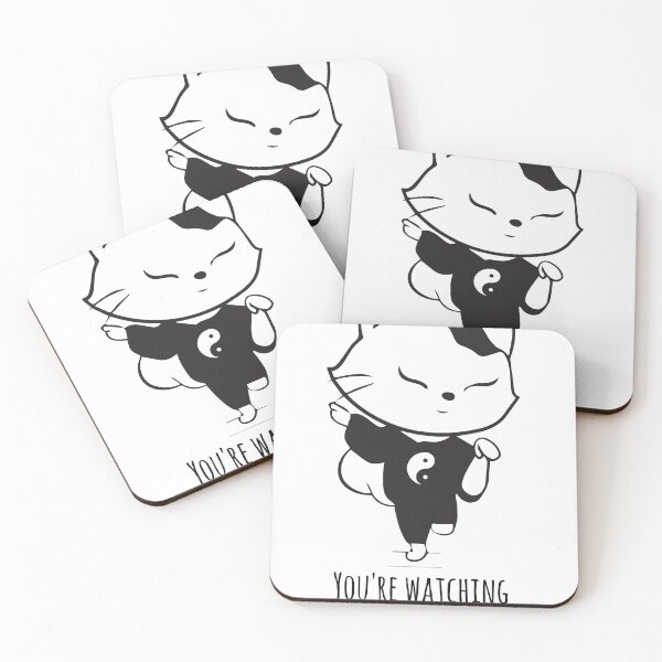 Item preview, You're Watching A Master At Work Funny Karate Cat Design designed and sold by VIKING PROJECT.