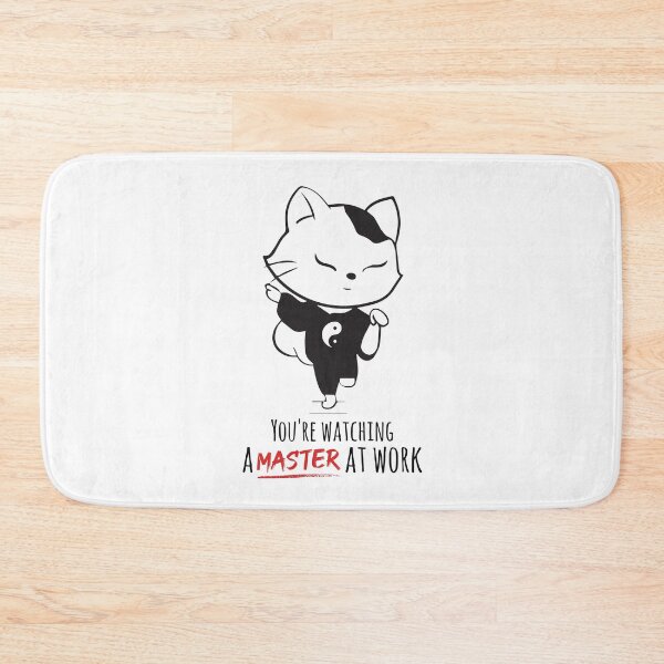 Item preview, You're Watching A Master At Work Funny Karate Cat Design designed and sold by VIKING  PROJECT.