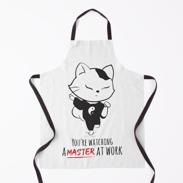 Item preview, You're Watching A Master At Work Funny Karate Cat Design designed and sold by VIKING PROJECT.