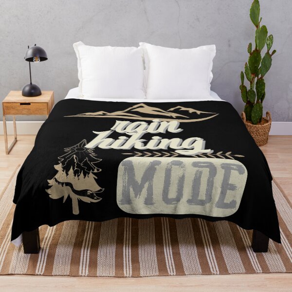 Item preview, rain hiking mode, forest river sun inside tree pine designed and sold by movie-popcorn.