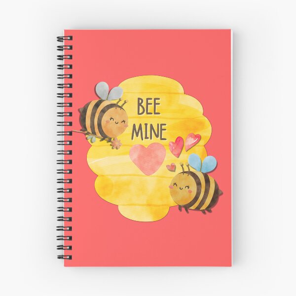 Item preview, BEE MINE.. Cute Valentine honey bees with hearts and flowers designed and sold by ditzy-designs.