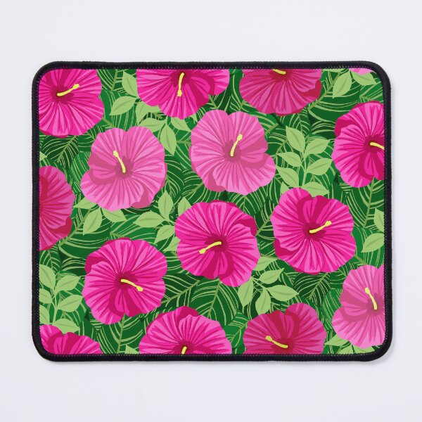Item preview, Bright pink tropical hibiscus designed and sold by Cheekyleopard.