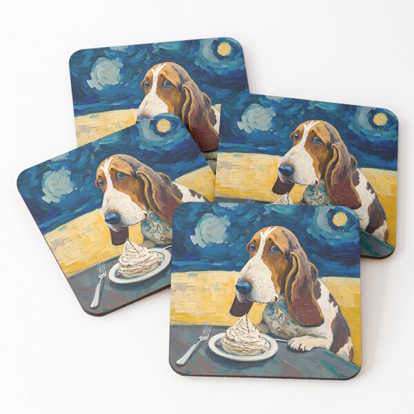 Item preview, Dog eating a pudding designed and sold by idrawyourdream.