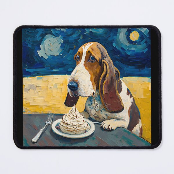 Item preview, Dog eating a pudding designed and sold by idrawyourdream.